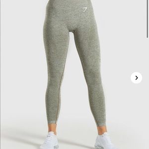 Gymshark Vital Seamless Leggings - Khaki marl